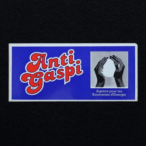Anti gaspi ヴィンテージフレンチステッカー
