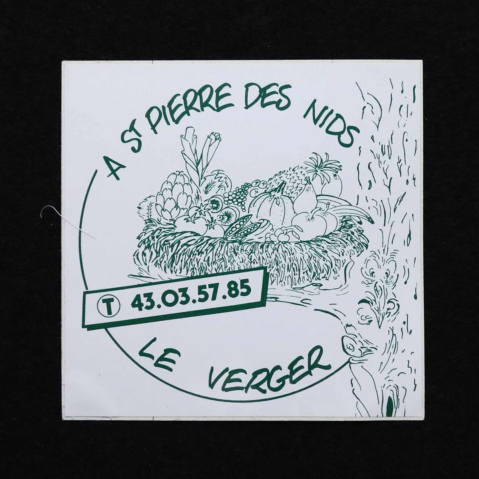 LE VERGER ヴィンテージステッカー