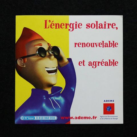 ADEME フランス環境庁 ヴィンテージフレンチステッカー