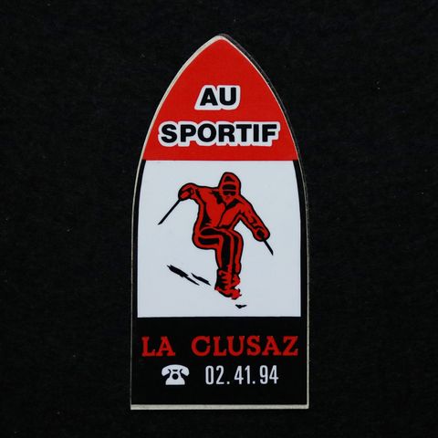 LA CLUSAZ ヴィンテージフレンチステッカー