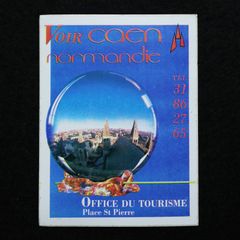 VOIR CAEN NORMANDIE ヴィンテージフレンチステッカー