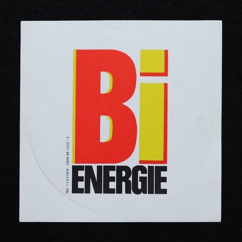 Bi ENERGIE バイエネルギー ヴィンテージステッカー