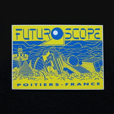 FUTURO SCOPE フュテュロスコープ ヴィンテージフレンチステッカー