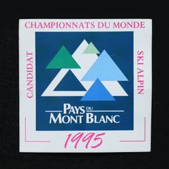 PAYS DU MONT BLANC ヴィンテージフレンチステッカー