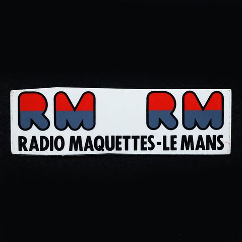 RADIO MAQUETTES-LE MANS ヴィンテージフレンチステッカー