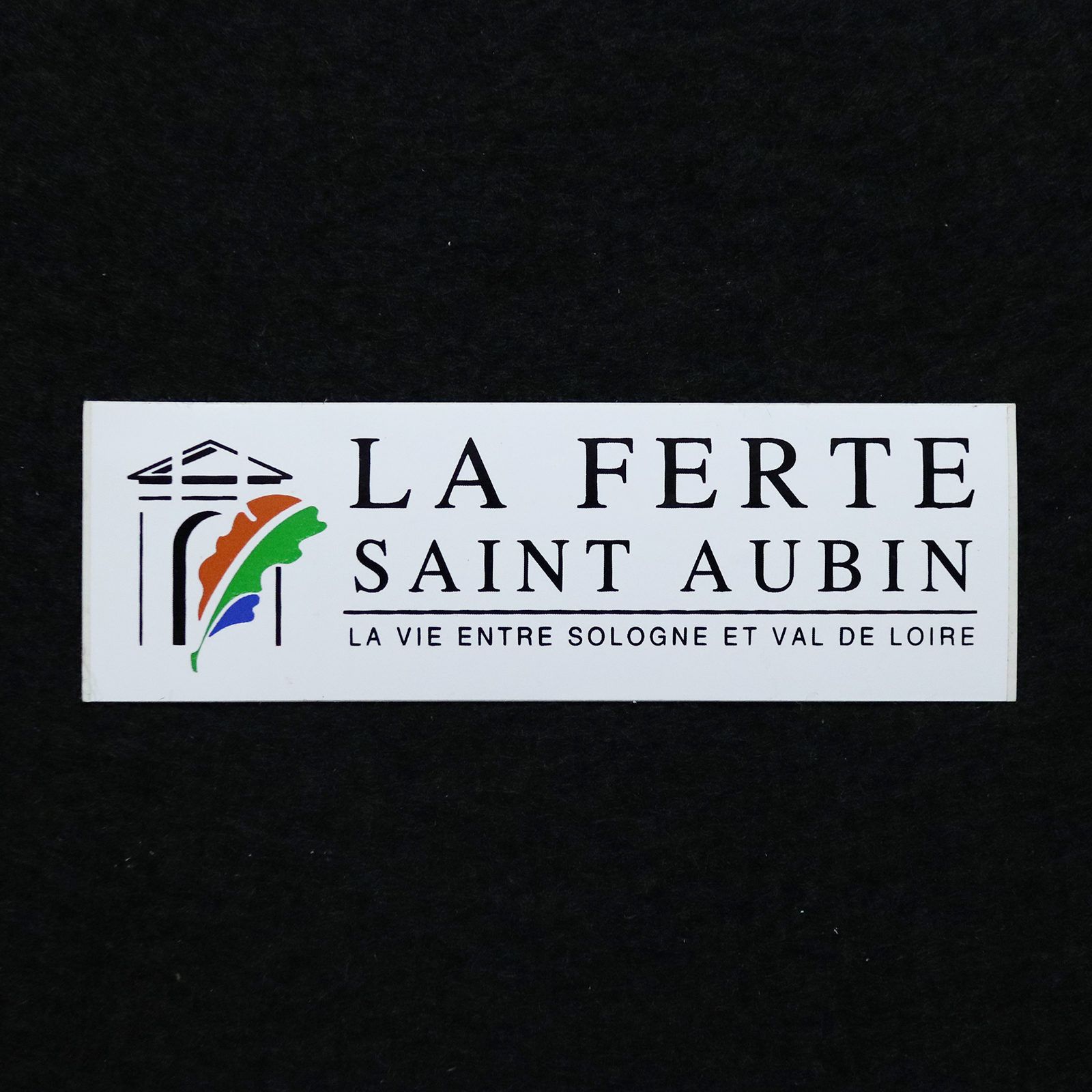 LA FERTE SAINT AUBIN ヴィンテージフレンチステッカー