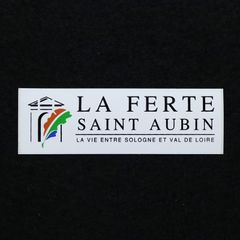 LA FERTE SAINT AUBIN ヴィンテージフレンチステッカー