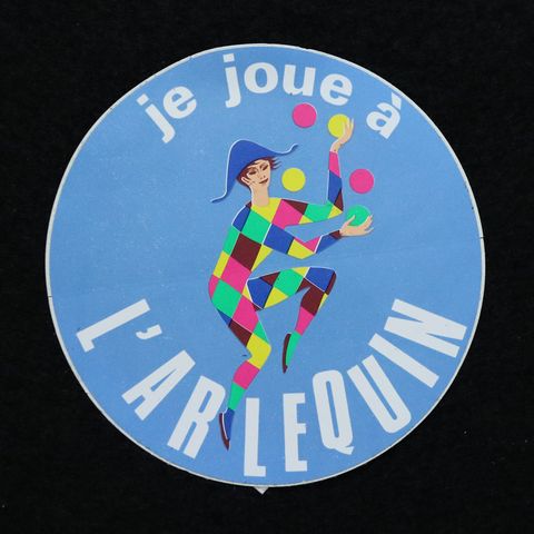 L'ARLEQUIN ヴィンテージフレンチステッカー