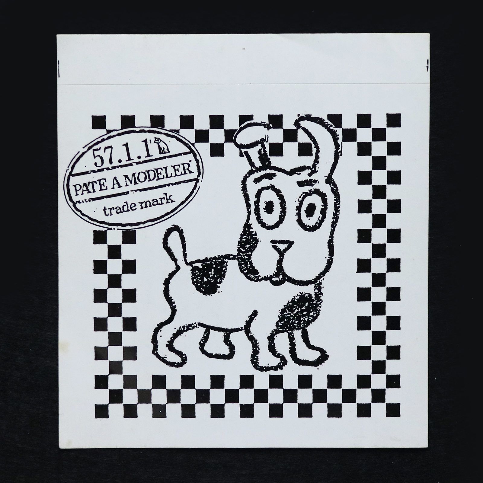 PATE A MODELER ヴィンテージフレンチステッカー