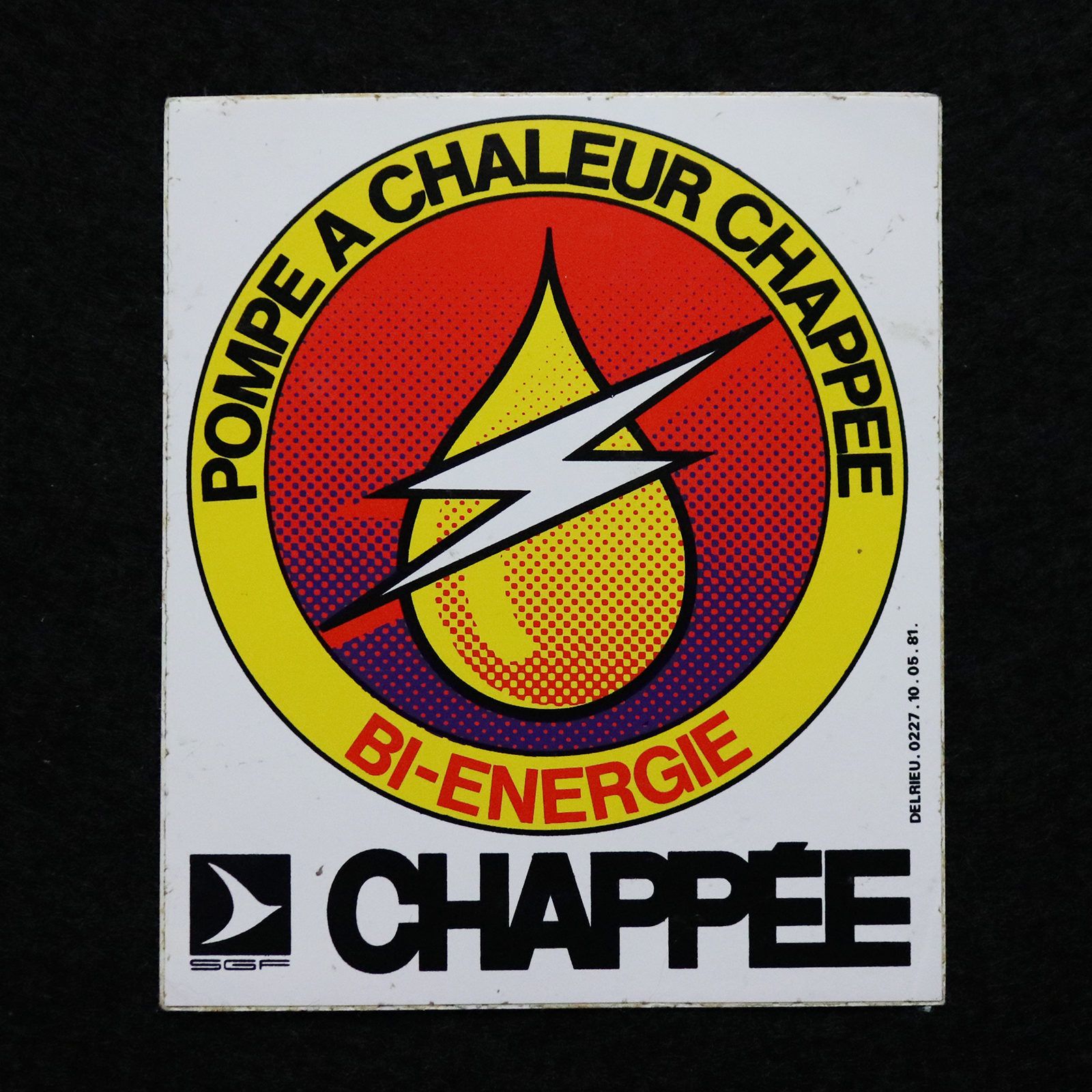 CHAPPEE ヴィンテージフレンチステッカー