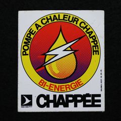 CHAPPEE ヴィンテージフレンチステッカー