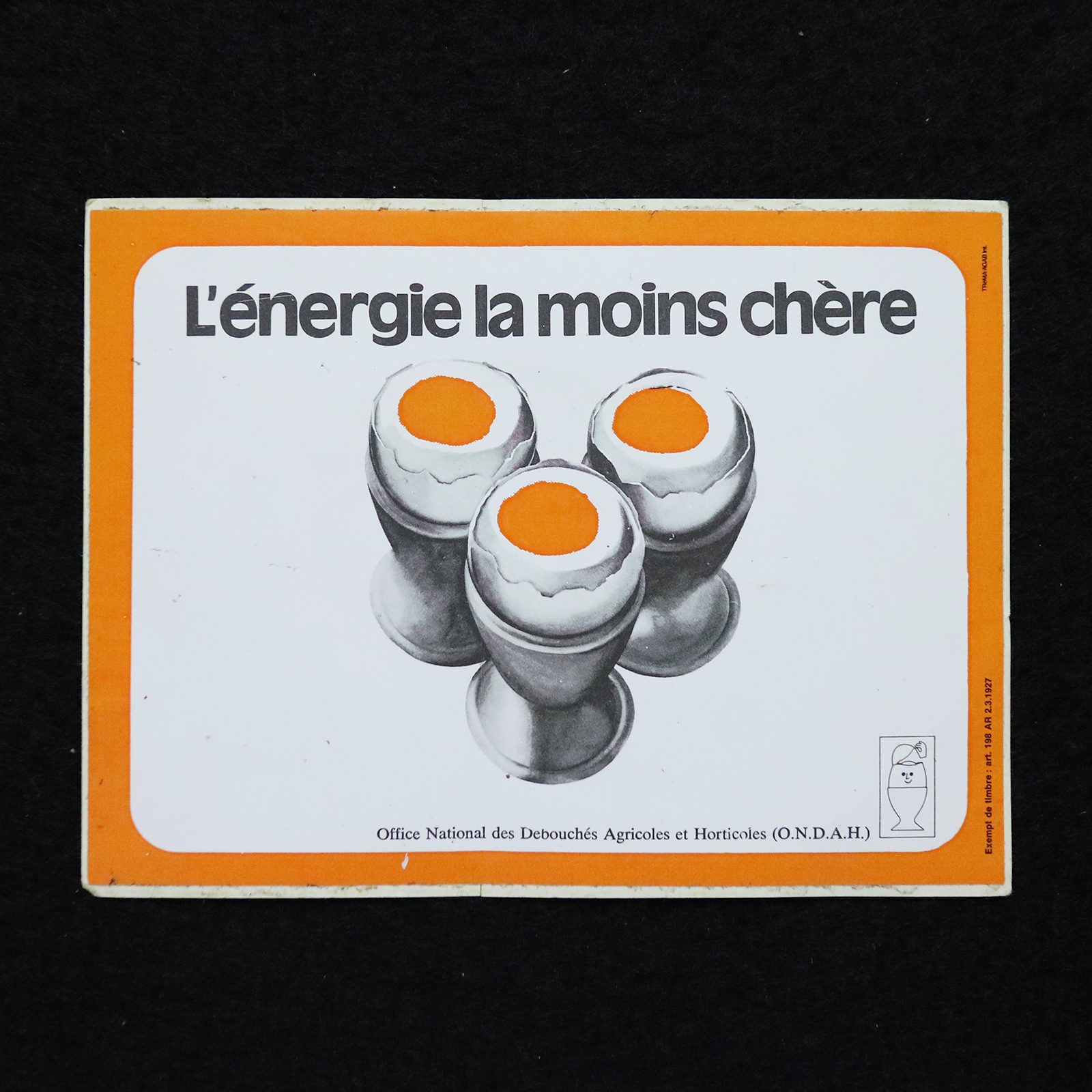 L'energie la moins chere ヴィンテージフレンチステッカー