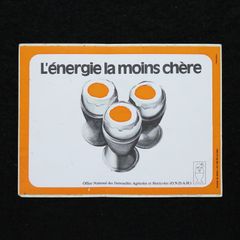 L'energie la moins chere ヴィンテージフレンチステッカー