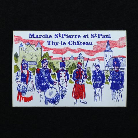 Marche saint Pierre et saint Paul Thy-le-Chateau ヴィンテージステッカー
