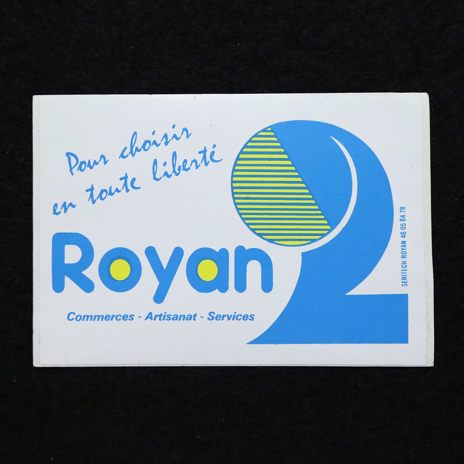 Royan2 ヴィンテージフレンチステッカー