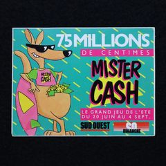MISTER CASH DIMANCHE ヴィンテージフレンチステッカー