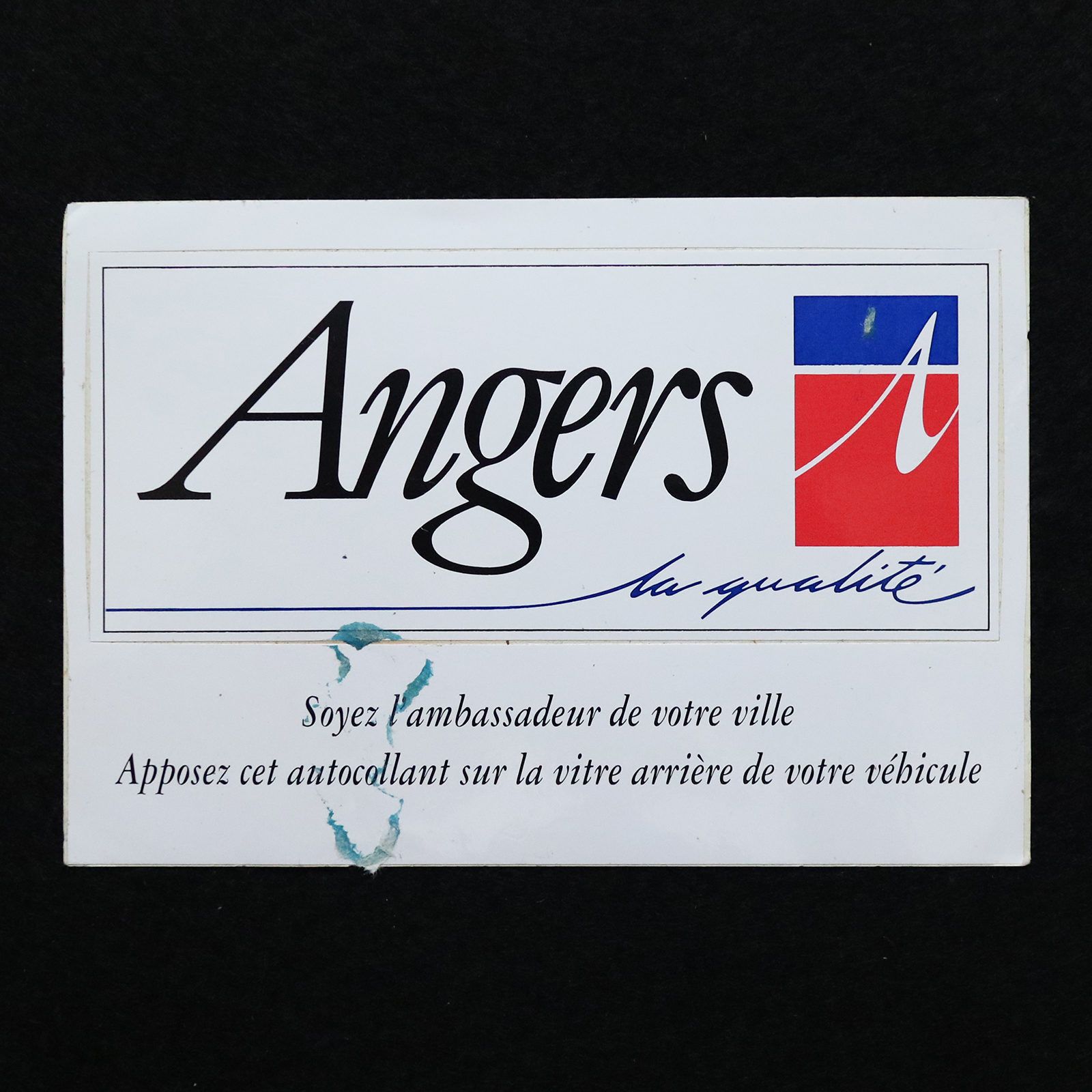 Angers la qualite ヴィンテージステッカー