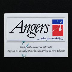 Angers la qualite ヴィンテージステッカー