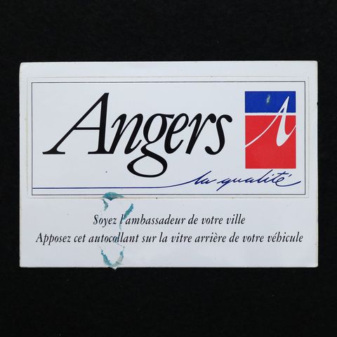 Angers la qualite ヴィンテージステッカー