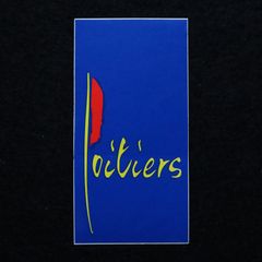 Poitiers ヴィンテージフレンチステッカー