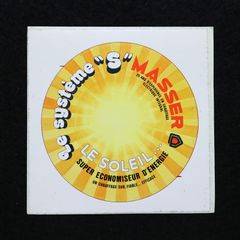 MASSER ヴィンテージフレンチステッカー