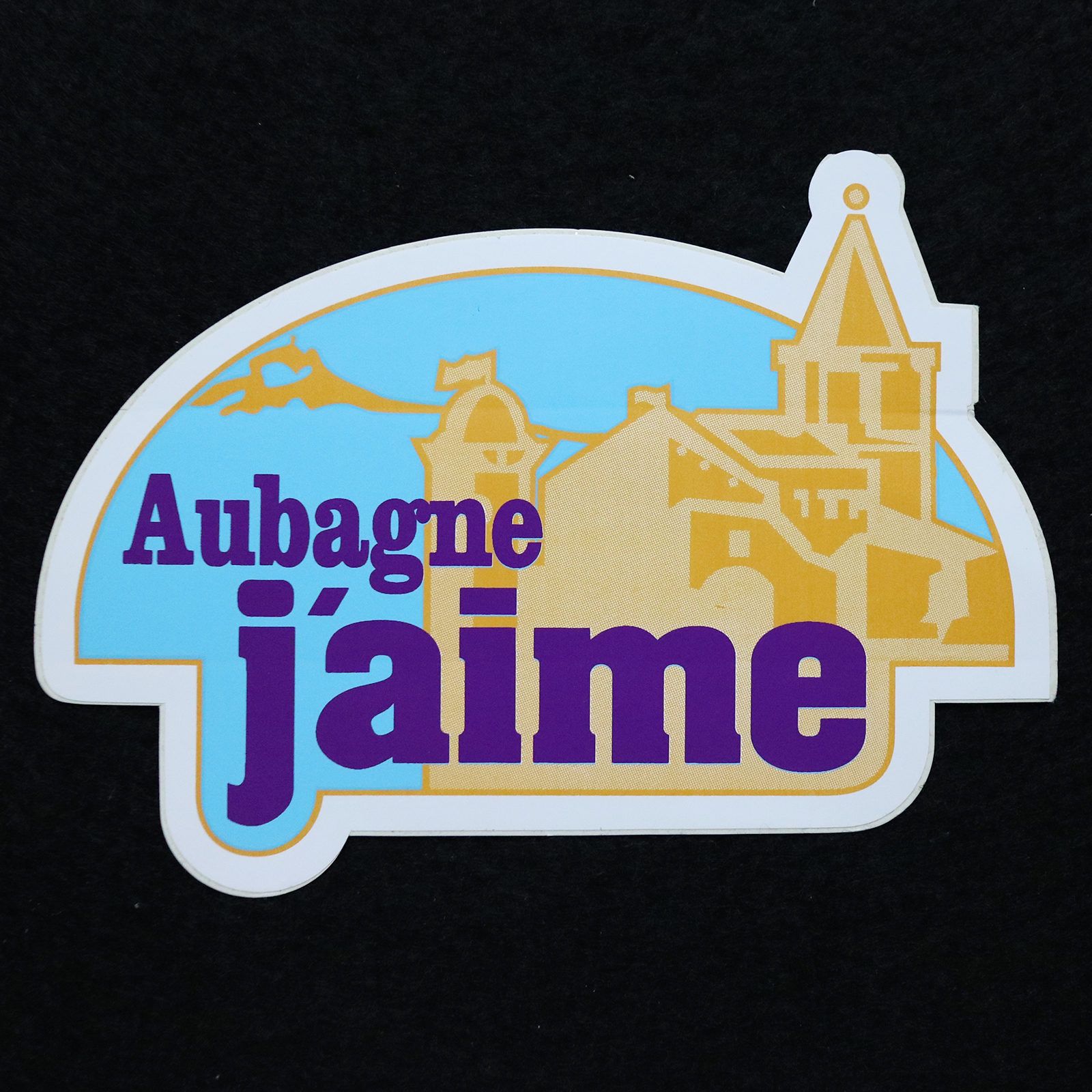 Aubagne Jaime ヴィンテージフレンチステッカー
