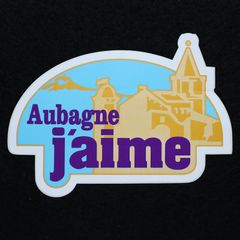 Aubagne Jaime ヴィンテージフレンチステッカー