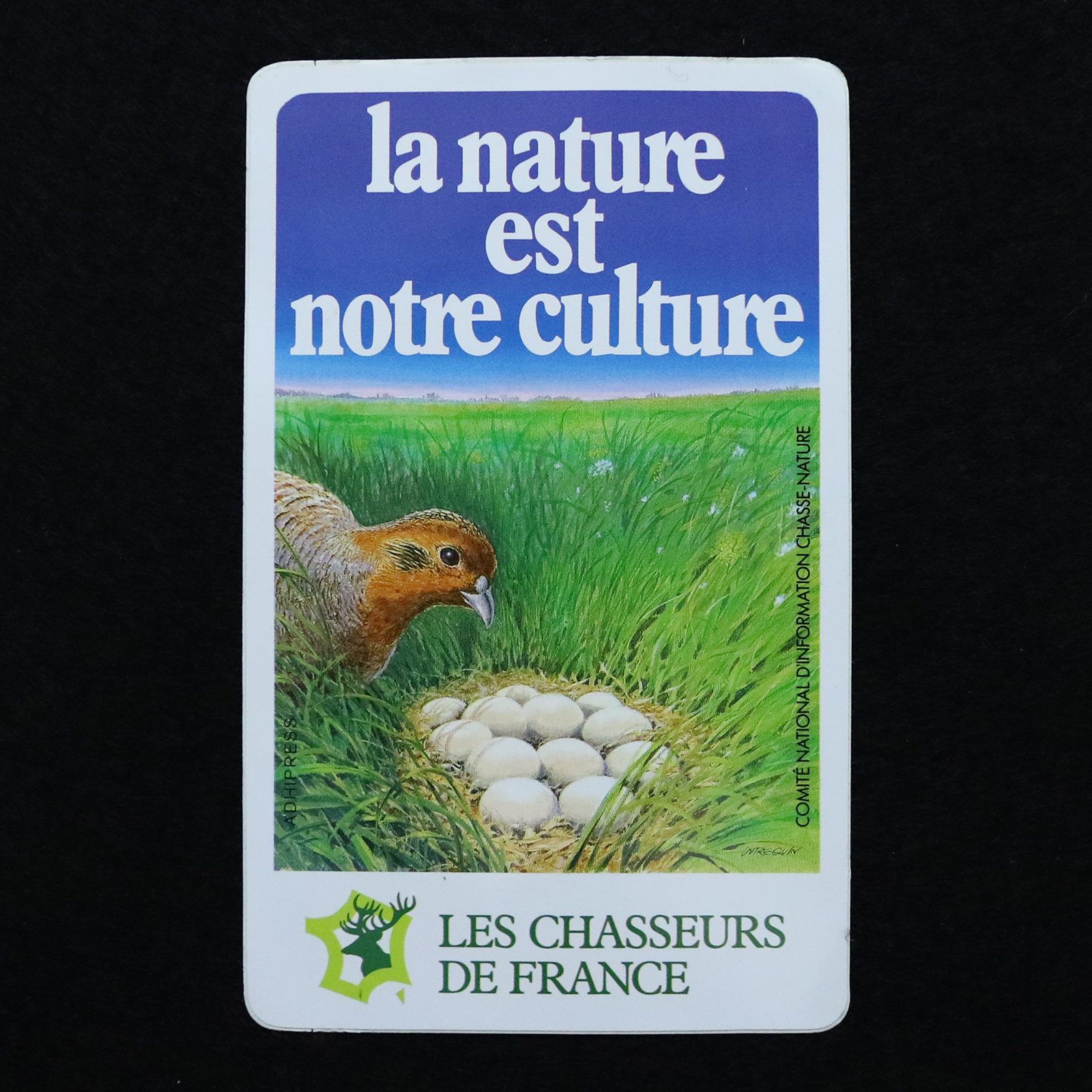 LES CHASSEURS DE FRANCE ヴィンテージステッカー