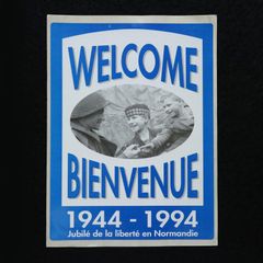 WELCOME BIENVENUE ヴィンテージフレンチステッカー