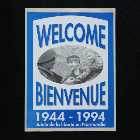 WELCOME BIENVENUE ヴィンテージフレンチステッカー