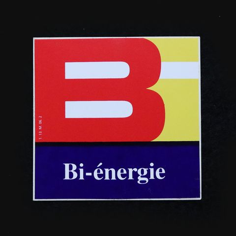 Bi-energie ヴィンテージフレンチステッカー