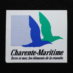 Charente-Maritime ヴィンテージフレンチステッカー