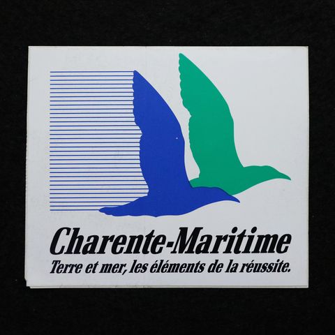 Charente-Maritime ヴィンテージフレンチステッカー