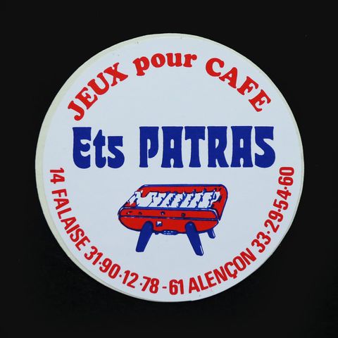 Ets PATRAS ヴィンテージフレンチステッカー