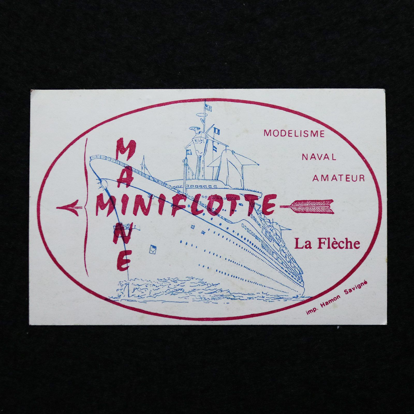 MAINE MINIFLOTTE ヴィンテージフレンチステッカー