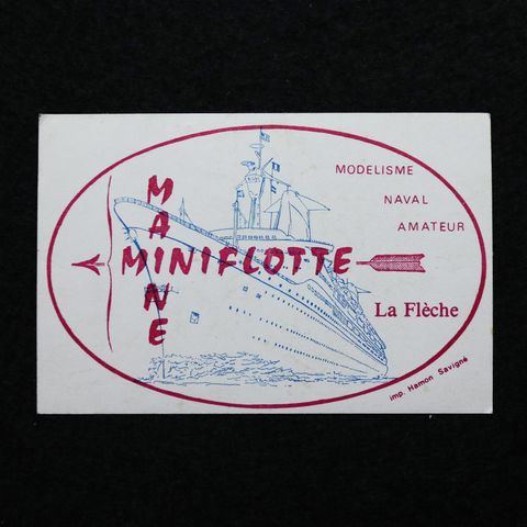 MAINE MINIFLOTTE ヴィンテージフレンチステッカー