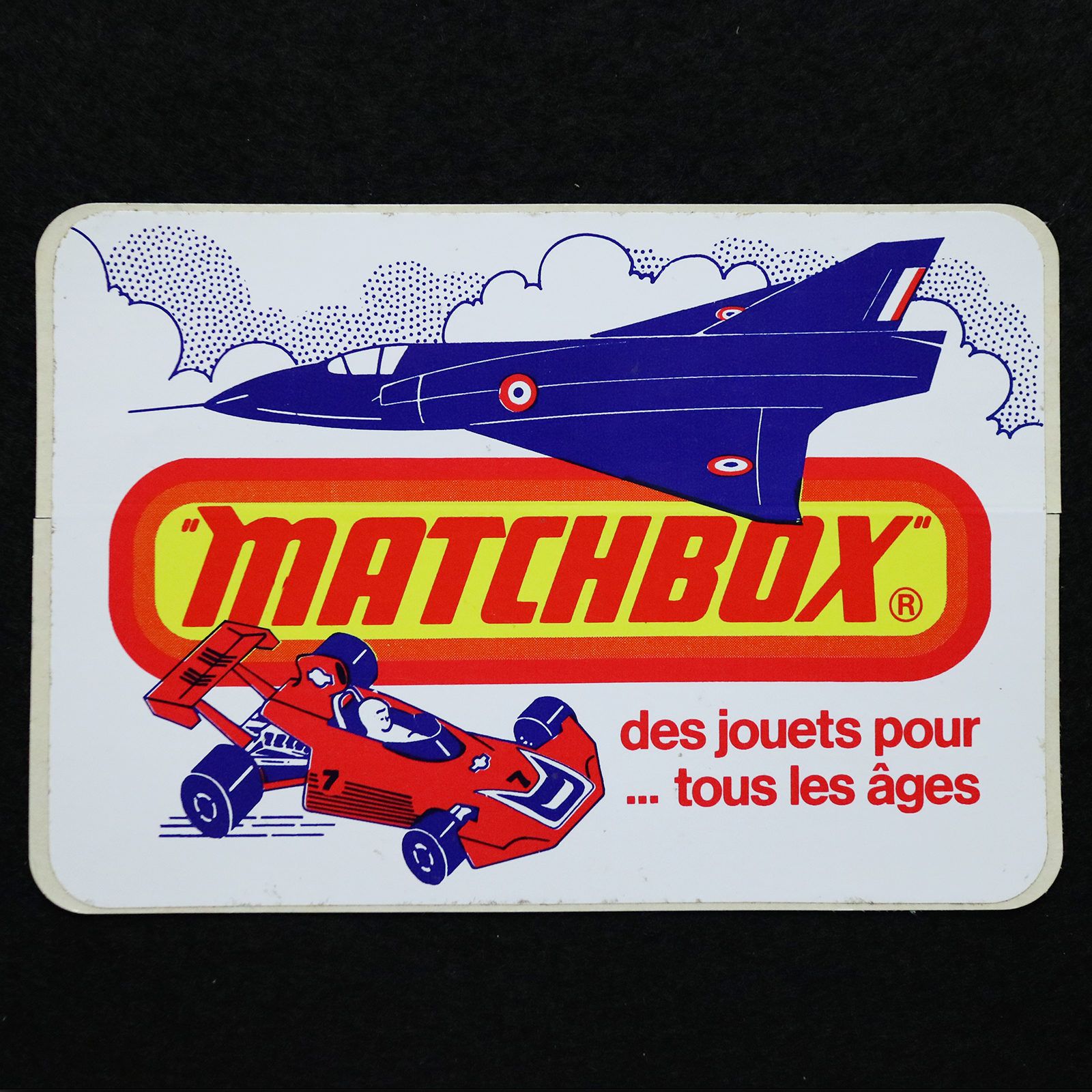 MATCHBOX ラジコン ヴィンテージフレンチステッカー