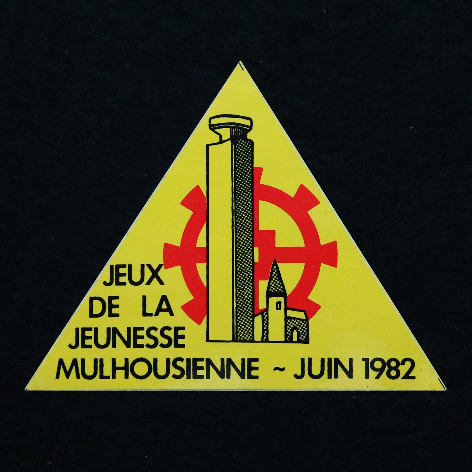 JEUX DE LA JEUNESSE MULHOUSIENNE ヴィンテージステッカー