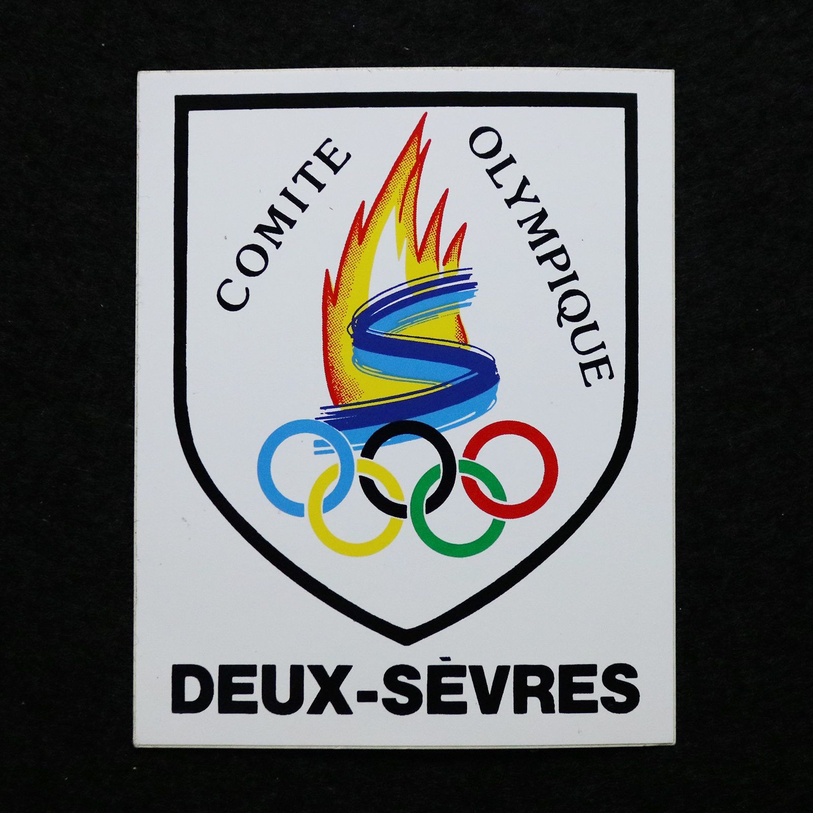 DEUX-SEVRES COMITE OLYMPIQUE ヴィンテージフレンチステッカー