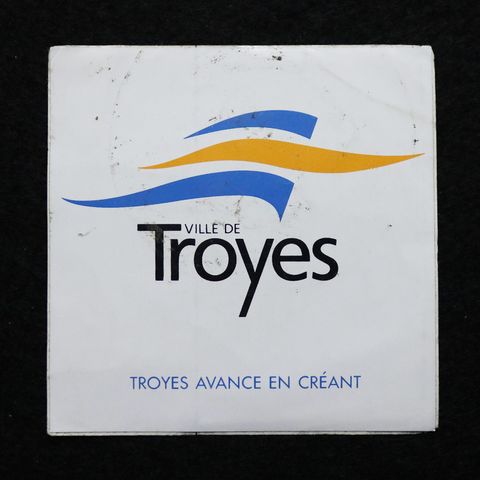 VILLE DE Troyes ヴィンテージフレンチステッカー