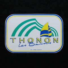 THONON LES BAINS ヴィンテージフレンチステッカー