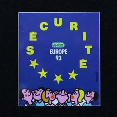 apave "EUROPE 93" アパヴ ヴィンテージステッカー