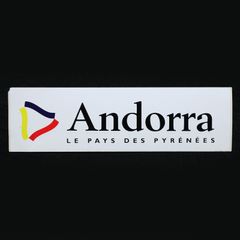 Andorra ヴィンテージフレンチステッカー