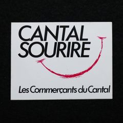 CANTAL SOURIRE ヴィンテージフレンチステッカー