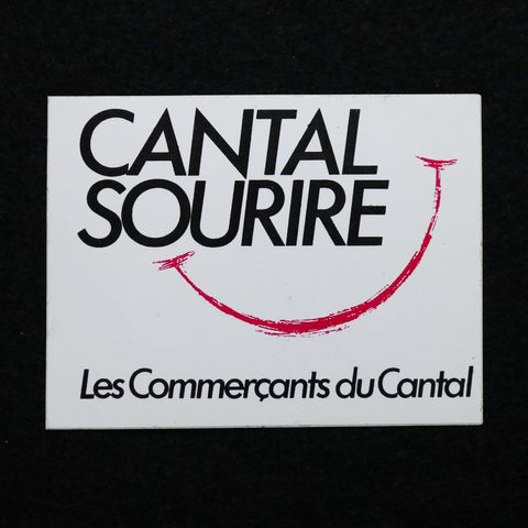 CANTAL SOURIRE ヴィンテージフレンチステッカー