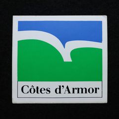 Cotes d'Armor ヴィンテージフレンチステッカー