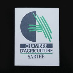 CHAMBRE D'AGRICULTURE SARTHE ヴィンテージフレンチステッカー