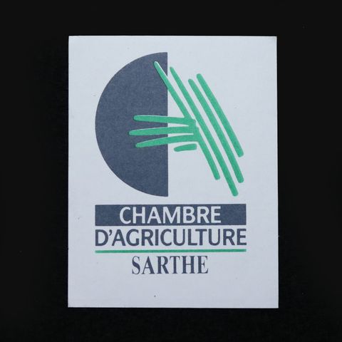 CHAMBRE D'AGRICULTURE SARTHE ヴィンテージフレンチステッカー