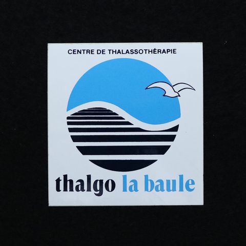 thalgo la baule ヴィンテージステッカー