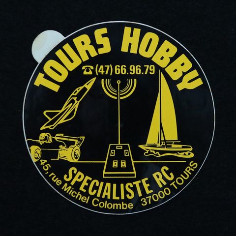 TOURS HOBBY ヴィンテージステッカー